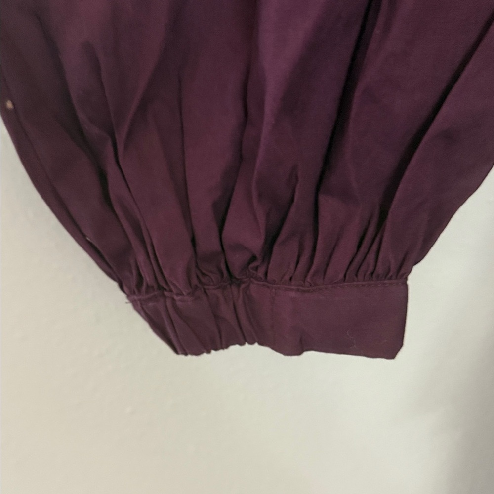 Ann Taylor Plum Long Sleeve Dress NWT - Picture 3 of 6